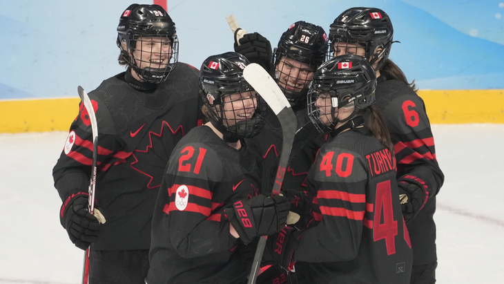 Канада в четвертьфинальном матче со Швецией