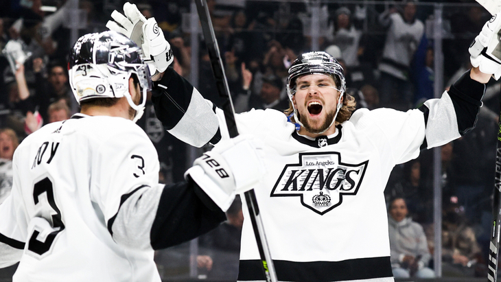 «Лос-Анджелес» во время предсезонки с «Анахаймом»