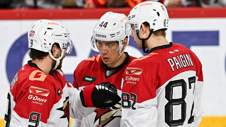 «Авангард» в матче с «Автомобилистом»