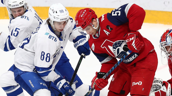 «Динамо» в матче с «Локо»