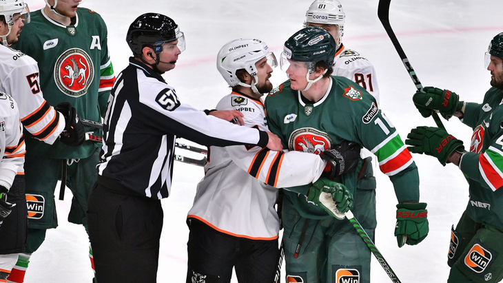 «Ак Барс» в матче с «Амуром»