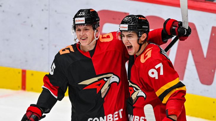 «Авангард» в летнем матче с «Салаватом Юлаевым»