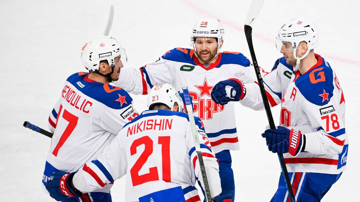 СКА в матче с «Северсталью»