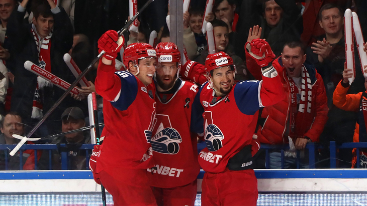 «Локомотив» в матче с «Ак Барсом»