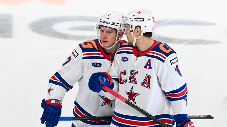 СКА в матче с «Ак Барсом»