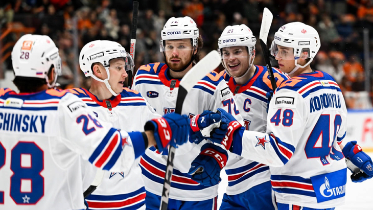 СКА в матче «Амуром»