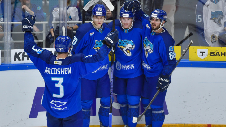 «Барыс» в матче с «Амуром»