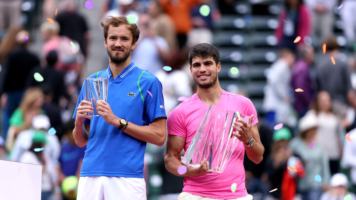 Даниил Медведев и Карлос Алькарас
