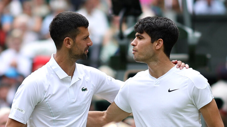 Новак Джокович и Карлос Алькарас