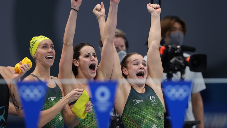 Австралийские пловчихи